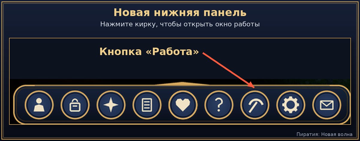 Нижняя панель